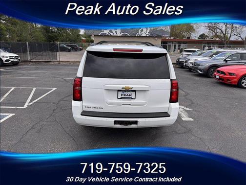 Summit White 2015 Chevrolet Suburban 1500 LT