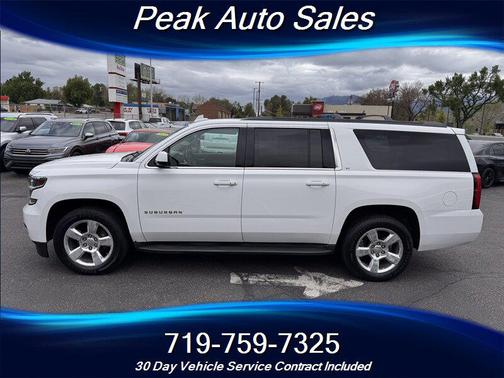 Summit White 2015 Chevrolet Suburban 1500 LT