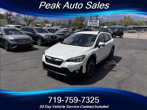Crystal White Pearl 2021 Subaru Crosstrek Premium