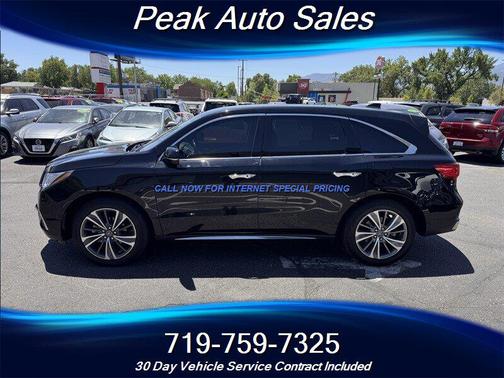 Majestic Black Pearl 2019 Acura MDX 3.5L w/Technology Package