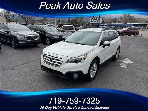 Crystal White Pearl 2016 Subaru Outback 2.5i Premium