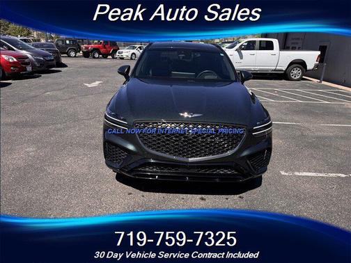 Cardiff Green 2022 Genesis GV70 3.5T AWD Sport