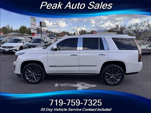 Crystal White Tricoat 2016 Cadillac Escalade Premium