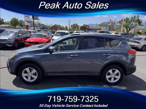 Shoreline Blue Pearl 2014 Toyota RAV4 XLE