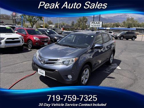 Shoreline Blue Pearl 2014 Toyota RAV4 XLE