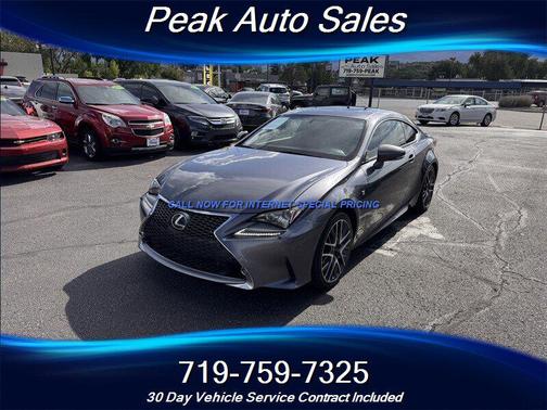 Nebula Gray Pearl 2015 Lexus RC 350 Base