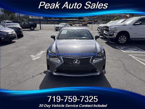 Nebula Gray Pearl 2015 Lexus RC 350 Base