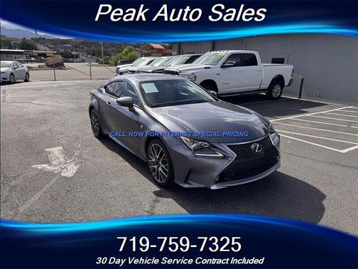 Nebula Gray Pearl 2015 Lexus RC 350 Base