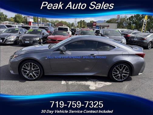 Nebula Gray Pearl 2015 Lexus RC 350 Base