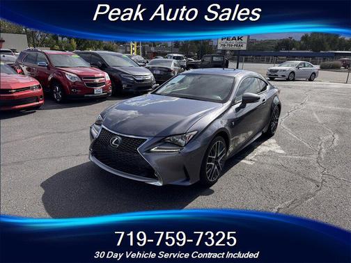 Nebula Gray Pearl 2015 Lexus RC 350 Base