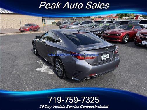 Nebula Gray Pearl 2015 Lexus RC 350 Base