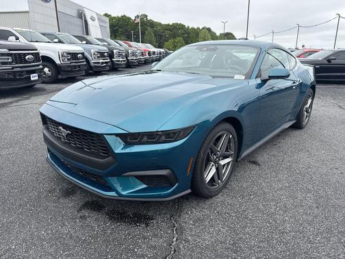 Blue 2026 Ford Mustang EcoBoost Premium