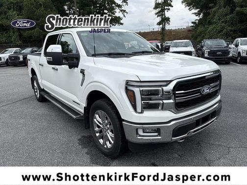 Star White Metallic Tri-Coat 2024 Ford F-150 Lariat