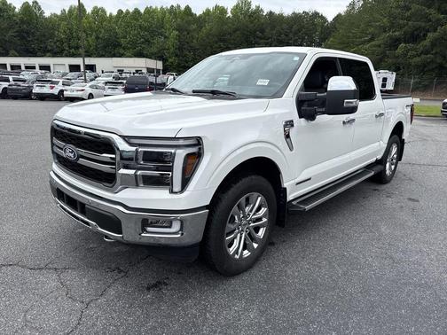 Star White Metallic Tri-Coat 2024 Ford F-150 Lariat
