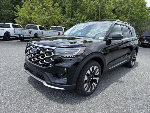 Black 2026 Ford Explorer Platinum