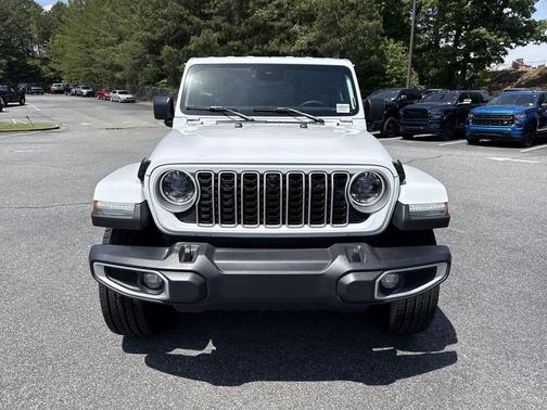 Bright White Clearcoat 2024 Jeep Wrangler Sahara