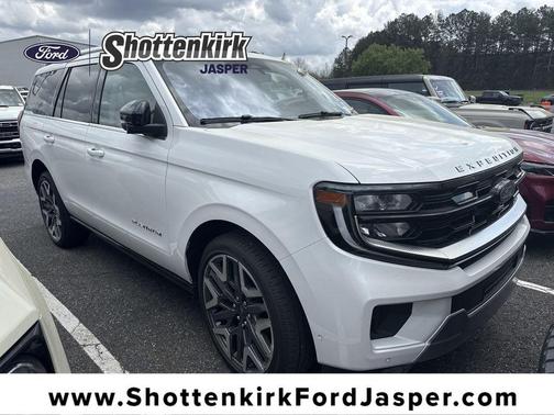 Star White Metallic Tri-Coat 2025 Ford Expedition Platinum