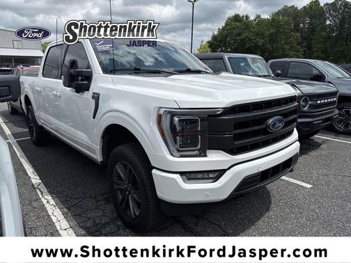 Star White Metallic Tri-Coat 2023 Ford F-150 Lariat