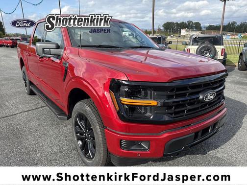 Rapid Red Metallic Tinted Clearcoat 2025 Ford F-150 XLT Truck