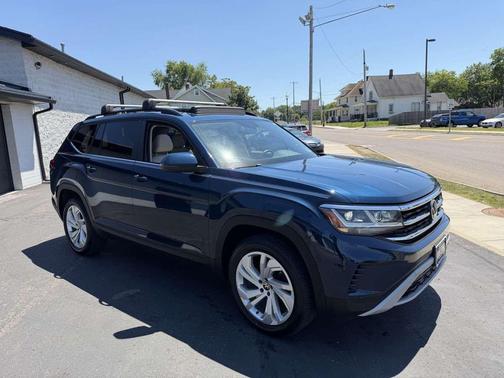 Tourmaline Blue Metallic 2021 Volkswagen Atlas 3.6L SE w/Technology