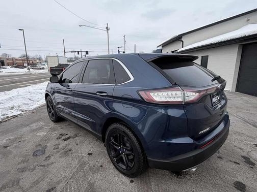 Blue Jeans Metallic 2017 Ford Edge Titanium