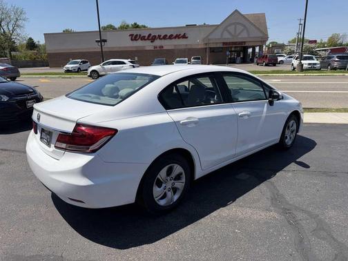 Taffeta White 2014 Honda Civic LX