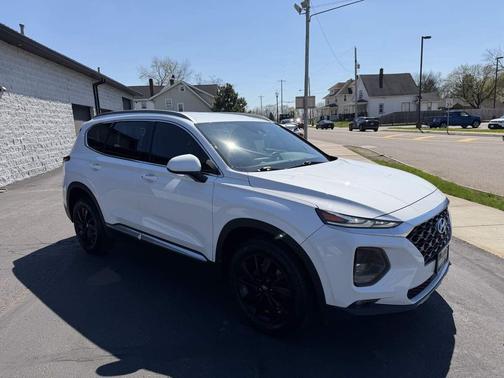 Quartz White 2019 Hyundai SANTA FE SEL Plus 2.4