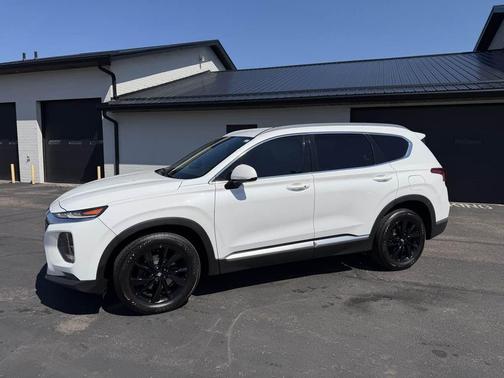 Quartz White 2019 Hyundai SANTA FE SEL Plus 2.4