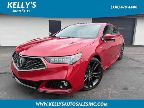 San Marino Red 2019 Acura TLX Technology