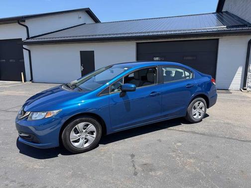 Dyno Blue Pearl 2015 Honda Civic LX