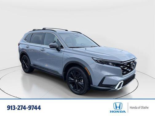 Platinum White Pearl 2023 Honda CR-V Hybrid Sport Touring AWD