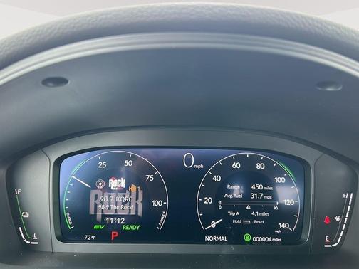 Platinum White Pearl 2026 Honda Civic Hybrid Sport Touring