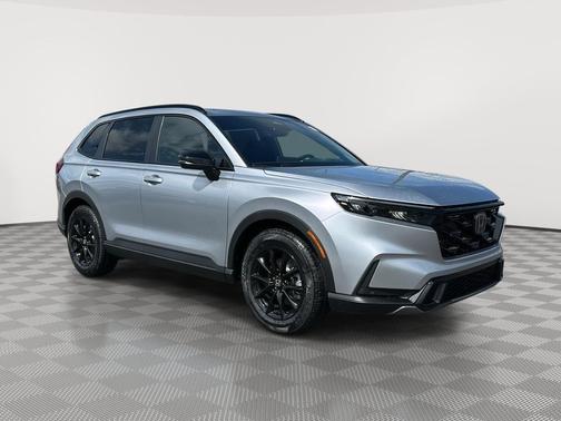 Solar Silver Metallic 2026 Honda CR-V Hybrid Sport-L FWD