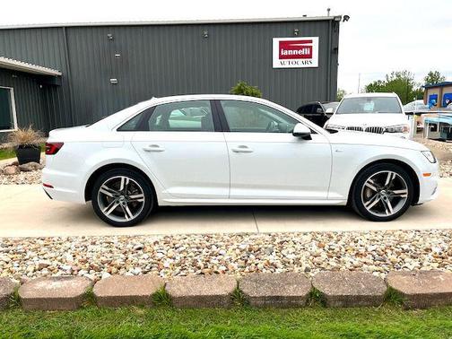WHITE 2018 Audi A4 2.0T Premium Plus