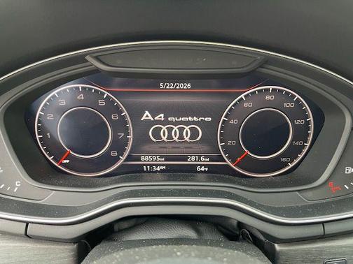WHITE 2018 Audi A4 2.0T Premium Plus