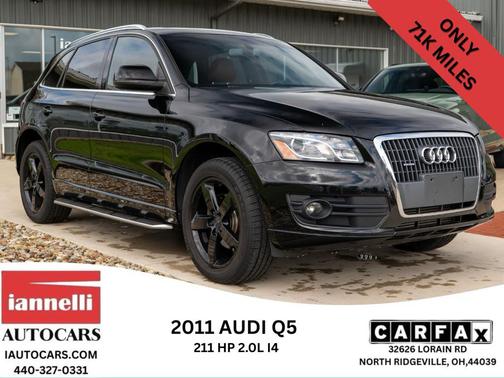 Brilliant Black 2011 Audi Q5 Premium Plus