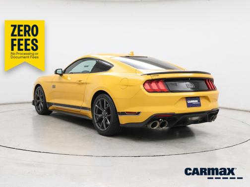 Yellow 2022 Ford Mustang Mach 1