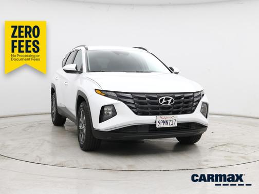 White 2024 Hyundai TUCSON Hybrid Blue