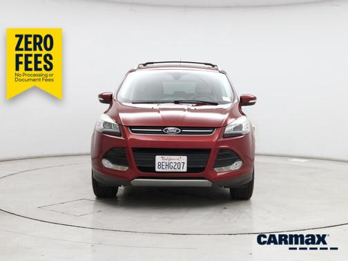 Red 2016 Ford Escape Titanium