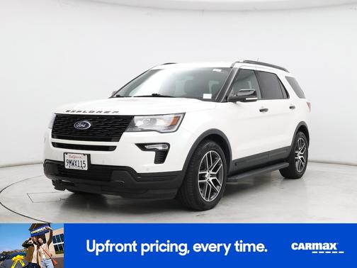 White 2018 Ford Explorer Sport