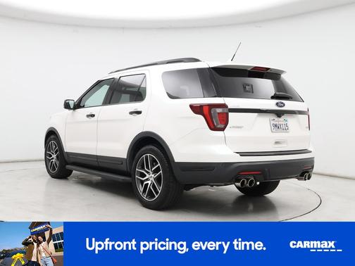 White 2018 Ford Explorer Sport