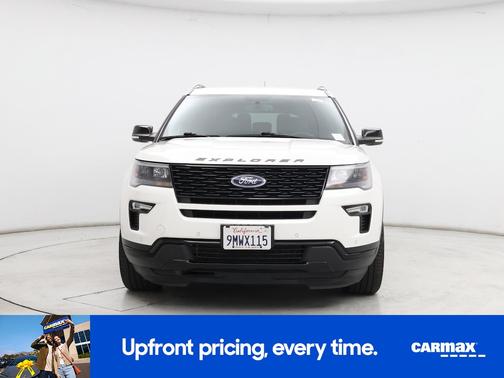 White 2018 Ford Explorer Sport