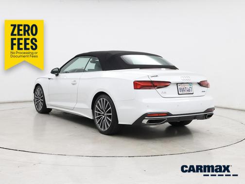 White 2021 Audi A5 Premium Plus