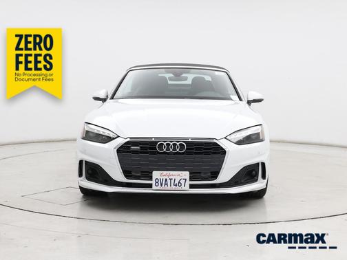 White 2021 Audi A5 Premium Plus