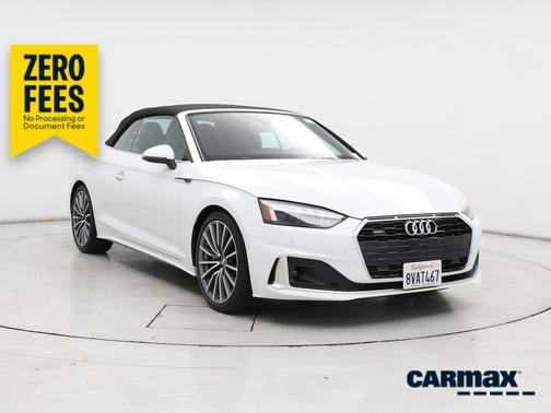 White 2021 Audi A5 Premium Plus