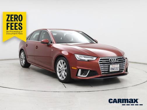 Red 2019 Audi A4 Prestige