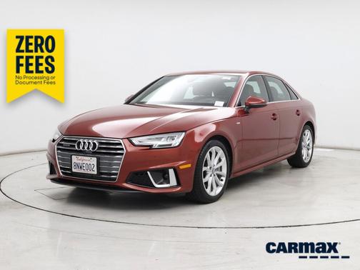 Red 2019 Audi A4 Prestige