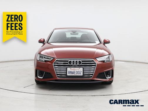 Red 2019 Audi A4 Prestige