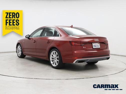 Red 2019 Audi A4 Prestige