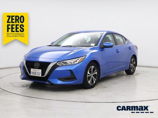 Blue 2022 Nissan Sentra SV